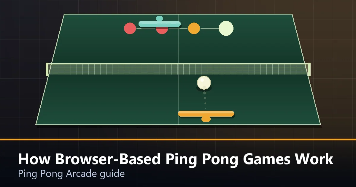 A browser window loading a ping pong game page