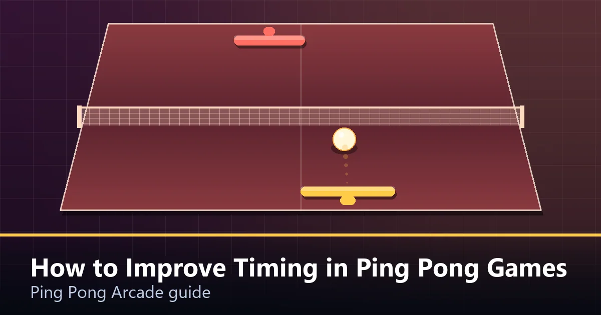 A timing window closing on a ping pong paddle as the ball approaches